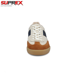 Suprex Enterprises Tan Gum Dover Sneakers Confortables Antidérapantes Haute Qualité Tige en Cuir Véritable Imprimé Léopard Personnalisées - Product Image 3