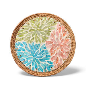 Mantel Individual de Nácar Estilo Bohemio con Ratán a Precio Razonable para Pedidos al por Mayor y Uso Diario Desde Vietnam - Product Image 1