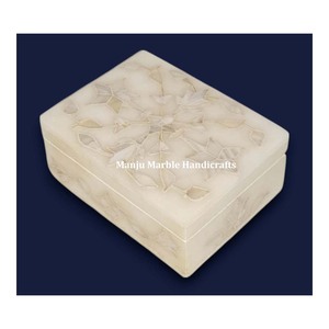 Best Design Handmade Product Marble Inlaid <b>Box</b> With Mother Of Pearl Material For Jewelry <b>Box</b> Gifts Item - Product Image 6