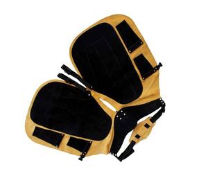 ผ้ากันเปื้อนหนังวัวตัดแต่งมีสายรัดขา - Product Image 5