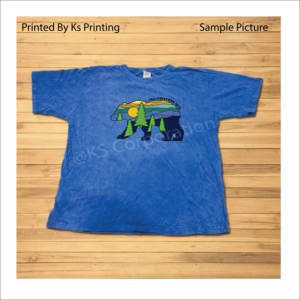 T-shirts personnalisés 100% coton tricotés à l'acide pour hommes avec sérigraphie et caractéristiques écologiques - Product Image 4