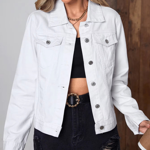 เสื้อโค้ทเดนิมผ้าฝ้ายสำหรับผู้หญิงแบบใหม่สำหรับฤดูหนาว เสื้อคลุมผ้าฝ้ายแบบหนาสำหรับฤดูหนาว เสื้อแจ็คเก็ตแบบหนาและอบอุ่นสำหรับฤดูหนาว - Product Image 4