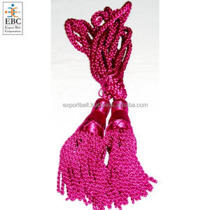 ชุดเดรสเจ้าหน้าที่เชือกถักสีเขียวสีแดงสีเขียวพู่สีขาวสีทองไมลาร์ - Product Image 5