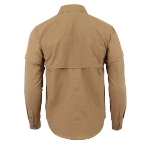 Camisa Cargo para Hombre de Estilo Safari, Tejido Resistente, Ligero, Antiarrugas, Transpirable, Ecológico, Calidad Premium - Product Image 6
