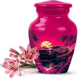 Urna de cremación para adultos de aluminio de tamaño completo moderna al por mayor suministros funerarios para cenizas humanas Keep Memorial - Product Image 2