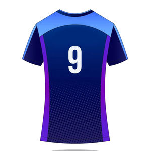 Kit de football Kit de football Maillot rétro Court pour femme T-shirt uni Maillot Costume France Chemises personnalisées Vêtements de football - Product Image 2