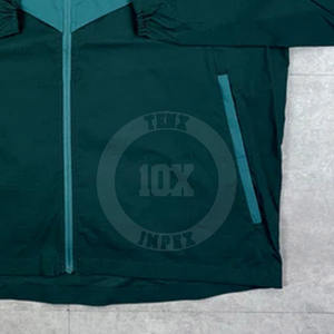 Custom Windbreaker <b>Shorts</b> Suits Hooded Jacket <b>Men</b> <b>Zip</b> up Nylon Waterproof Solid Color Windbreaker <b>Short</b> Set - Product Image 5