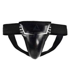 Protège-aine respirant avec sangles réglables pour hommes protecteur d'aine rembourré doux pour le karaté, le taekwondo et la boxe - Product Image 1