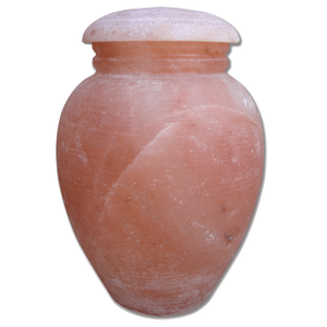 Urna Ovalada de Sal del Himalaya para Funerales, Diseño Tallado Ajustable, Todos los Tamaños, Urna de Sal del Himalaya al por Mayor, SUAZ Artisan - Product Image 6