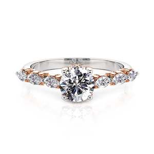 Jeulia 18K Gold Plated Fashion Butterfly <b>Opening</b> Engagement <b>Ring</b> - Product Image 4