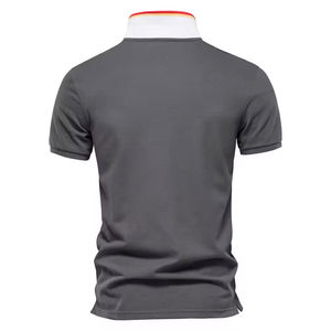 Polo personalizado de verano para hombre, camisa de sublimación, patrón sólido, manga corta, de Golf Polo, fábrica, venta al por mayor, camiseta personalizada - Product Image 2