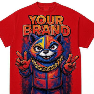 Ensemble T-Shirt Short Surdimensionné 220-240GSM Coton Lourd Vintage Lavage à l'Acide Logo Personnalisé DTG DTF Sérigraphie Chemise Brodée Unisexe - Product Image 2