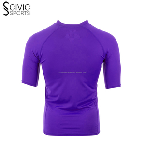 Camisa de compresión simulada para hombre, camisas de manga larga, protección UV de secado rápido, protector contra sarpullidos para surf, camisetas de natación, ropa ajustada para gimnasio - Product Image 3