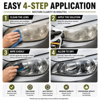 Kit de Restauración de Faros Delanteros para Distribuidores de Autopartes, Minoristas de Cuidado Automotriz y Detallistas