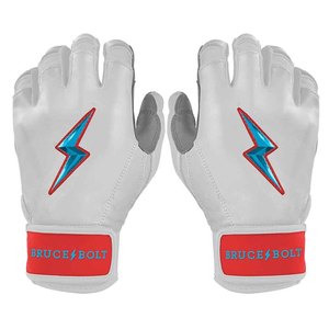 Guantes de bateo de béisbol de cuero más vendidos para entrenamiento de adultos y jóvenes Todos los tamaños Color blanco Cabretta Guantes de cuero Bateo - Product Image 6