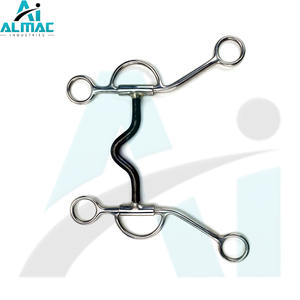 Broca De Filete de puerto alto cómoda y duradera ALMAC Ideal para caballos con necesidades de entrenamiento que exigen una guía clara y firme - Product Image 2