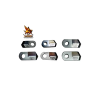 EAGLION INTERNATIONAL Posalux PT 0.5 10mm Outil de gravure à 180 degrés en acier inoxydable pour la découpe et la facetation de bijoux