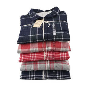 Pijama de algodón 100% de alta calidad para hombres, ropa de dormir de salón, trajes de otoño, ropa de casa, vestido de noche para hombres - Product Image 6