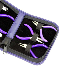 Stainless Steel Jewelry Making Precision Pliers Kit-Mini Tools Set for <b>Wire</b> Cutting & Jewelry <b>Crafting</b> - Product Image 3