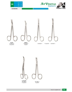 Graefe <span class=keywords><strong>wilmer</strong></span> lagrange 10cm Ent dụng cụ phẫu thuật Thép không gỉ mắt kéo cong thẳng Sharped Hướng dẫn sử dụng A-1 Veritas - Product Image 6