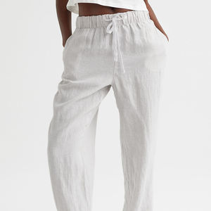 Pantalones de bloque de Color Hip Hop para mujer, ropa informal para correr, pantalones apilados con fondo de campana - Product Image 6