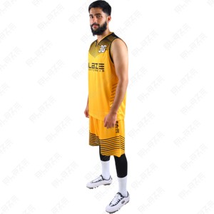 Camisetas de baloncesto personalizadas Camiseta de baloncesto de alta calidad Camiseta de baloncesto impresa por sublimación Uniforme de baloncesto de hombre personalizado OEM - Product Image 2