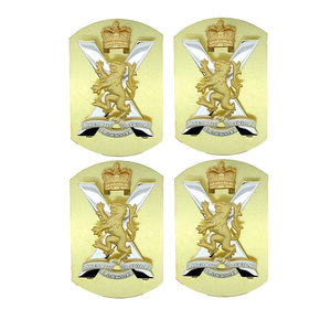 Queens Hussars QRH personnalisé 3D broderie casquette Badge or argent noir métal Design pour vêtements vente avec quantité en vrac - Product Image 4