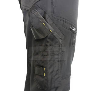 กางเกงเซฟตี้แบบปรับแต่งได้มองเห็นได้ชัดเจนชุดใส่ทำงานผ้ายืดเอวสูงตัวซักสีเข้ม - Product Image 6