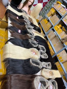 Pelucas frontales de encaje con cabello humano, postizo de encaje transparente, listo para enviar, cierre, 5x5 HD - Product Image 5