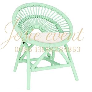 El yapımı çocuk rattan sandalyesi, güneş ışığı desenli yuvarlak sırtlı, doğal renkli, Montessori oyun odası oturma alanı, çocuk masa ve sandalyesi - Product Image 4