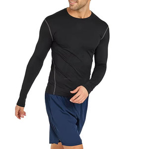 Camisetas de compresión para hombre de talla grande, último diseño, manga larga, uso casual, de Alexandria Industries - Product Image 1