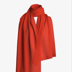 Tissu d'écharpe uni de haute qualité avec étiquetage blanc et faible quantité minimale de commande pour la marque personnalisée et les commandes personnalisées - Product Image 1