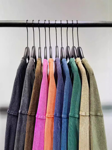 เสื้อสเวตเชิ้ตโอเวอร์ไซส์ผ้าฝ้ายแท้ 100% สไตล์วินเทจ ลุคยุ่งๆ สีดำ สำหรับผู้ชาย - Product Image 2