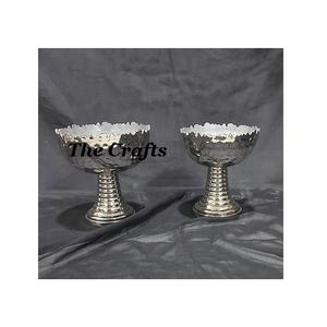 Exclusive Quality <b>Dessert</b> <b>Bowl</b> In Aluminium Hammered Serving Chocolate <b>Bowl</b> For Table Top Accessories - Product Image 4