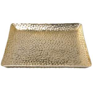 Plateau de service en métal en forme de feuille pour fruits secs, collations et décoration de table - Product Image 4