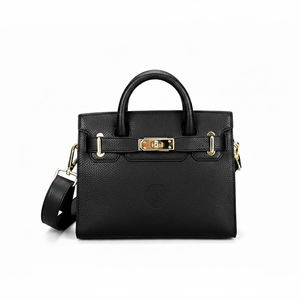 Sac à main de luxe pour femme en cuir véritable résistant à l'eau, sac à bandoulière tendance, fermeture magnétique, bandoulière amovible - Product Image 1