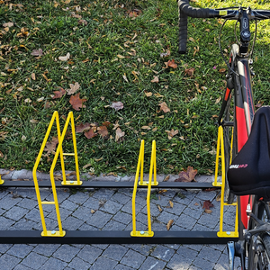 Aparcabicicletas Ajustable de Acero para Seis Bicicletas Eco 225 x 40 cm para 4 Bicicletas de Carretera - Product Image 3