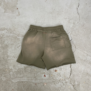 Nuevos pantalones cortos 100% algodón Heavy Weight Washed Sun Faded Shorts Jogging Vintage Distressed Streetwear Pantalones cortos lavados con ácido para hombre - Product Image 2