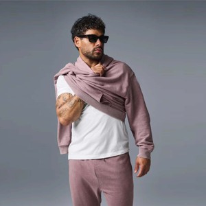 Sweat à capuche à la mode pour hommes-Sweat à capuche élégant et confortable pour une tenue décontractée, avec une poche kangourou avant - Product Image 2