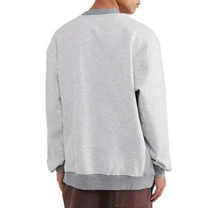 Sudadera con capucha de retales para hombre de alta calidad con diseño de cremallera logotipo personalizado algodón French Terry suministro de fábrica ODM patrón de impresión de lana - Product Image 2