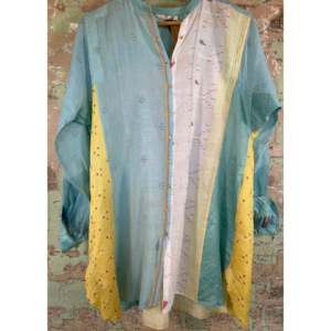 เสื้อเชิ้ตผ้าลินิน Teej 38 ผ้าลินิน 100% เสื้อท่อนบนที่ดูหรูหราและสวมใส่สบาย - Product Image 1