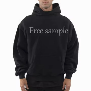 Sweat-shirts à capuche personnalisés pour hommes, en polyester/coton, molleton épais, écologiques, coupe classique, streetwear, hiver - Product Image 1