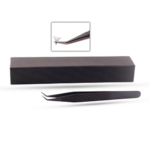Professional Stainless Steel Eyelash Extension Tweezers High Elasticity Private Label Picking <b>Lashes</b> - Product Image 4