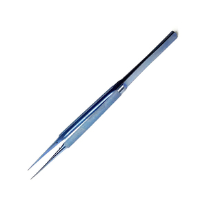 Color titanio azul recto 7 "TC instrumentos quirúrgicos pinzas para atar suturas de alta calidad - Product Image 2