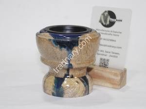 Traditional Mubkhar Wood Resin <b>Bukhoor</b> <b>Burner</b> Indoor Usage Incense <b>Burner</b> for Ramadan Eid Tradnary Exim Pvt Ltd - Product Image 6