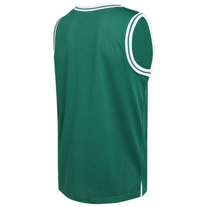 Camiseta de Baloncesto Unisex Personalizada al por Mayor, Transpirable, de Secado Rápido, Antibacteriana, Diseño Liso Verde, Opción de Talla Grande, 100% Poliéster - Product Image 2