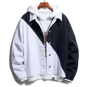 Veste pour homme Vêtements d'hiver Vestes en denim élégantes pour hommes Couleur personnalisée Manches complètes Veste pour homme Logo et design personnalisés OEM - Product Image 3