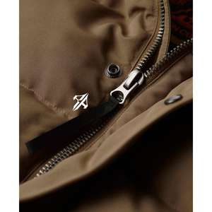 Top SHINY PUFFER JACKET-Chaqueta acolchada púrpura para hombre Chaqueta de invierno hinchada con logotipo personalizado de invierno de ATLANTIC - Product Image 3