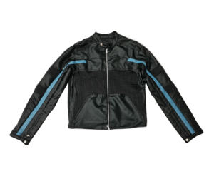 Nouvelle veste de moto en cuir de vache véritable pour homme, de haute qualité, personnalisée, noire, avec protection pour la course, 2026 - Product Image 1