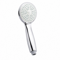 Pommeau de Douche à Main Filtrant Chromé Doré avec LED, Effet Pluie et Massage, 3 Fonctions, pour Salle de Bain, Dispositif de Nettoyage de l'Eau